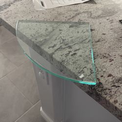 Corner Glass Shelves
