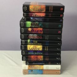 Left Behind Series  Hardcover HC Book Lot  1 Thru 13  Dust Jacket DJ  The Rising 13 is Signed By Both Authors