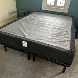 Queen Base Plus Box Spring (NO MATTRESS)