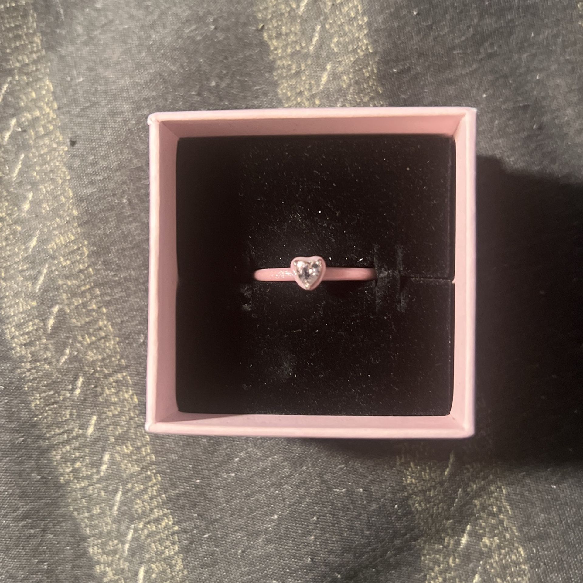 pandora pink chakra heart ring