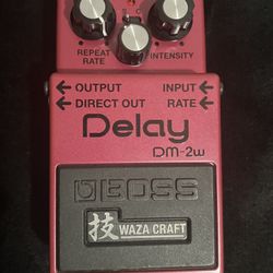 Boss DM-2W Waza Craft Delay Pedal