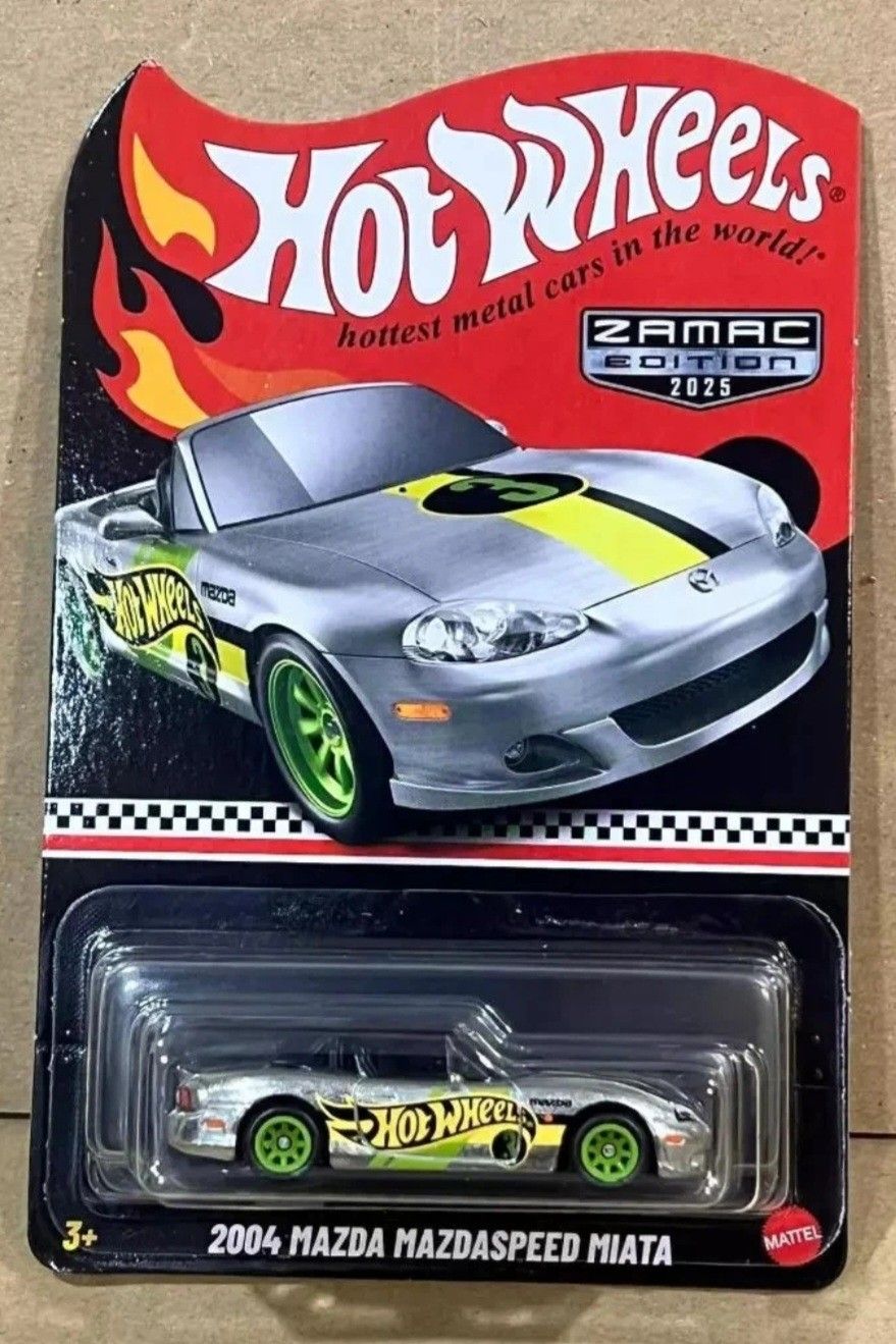 Hot Wheels 2025 Collector Edition – ZAMAC ’04 Mazda Mazdaspeed Miata