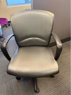 Dark grey office chair