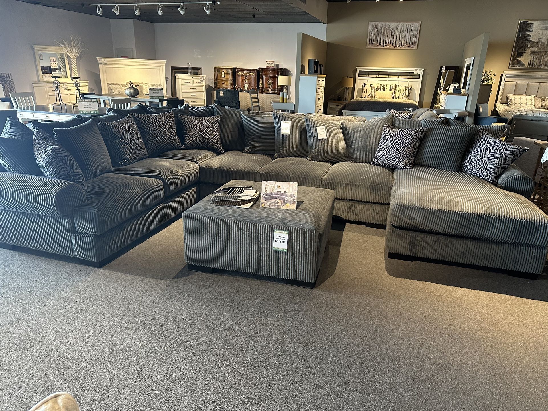 4PC Oversized Chaise Sectional. Unbelievable Low Price 
