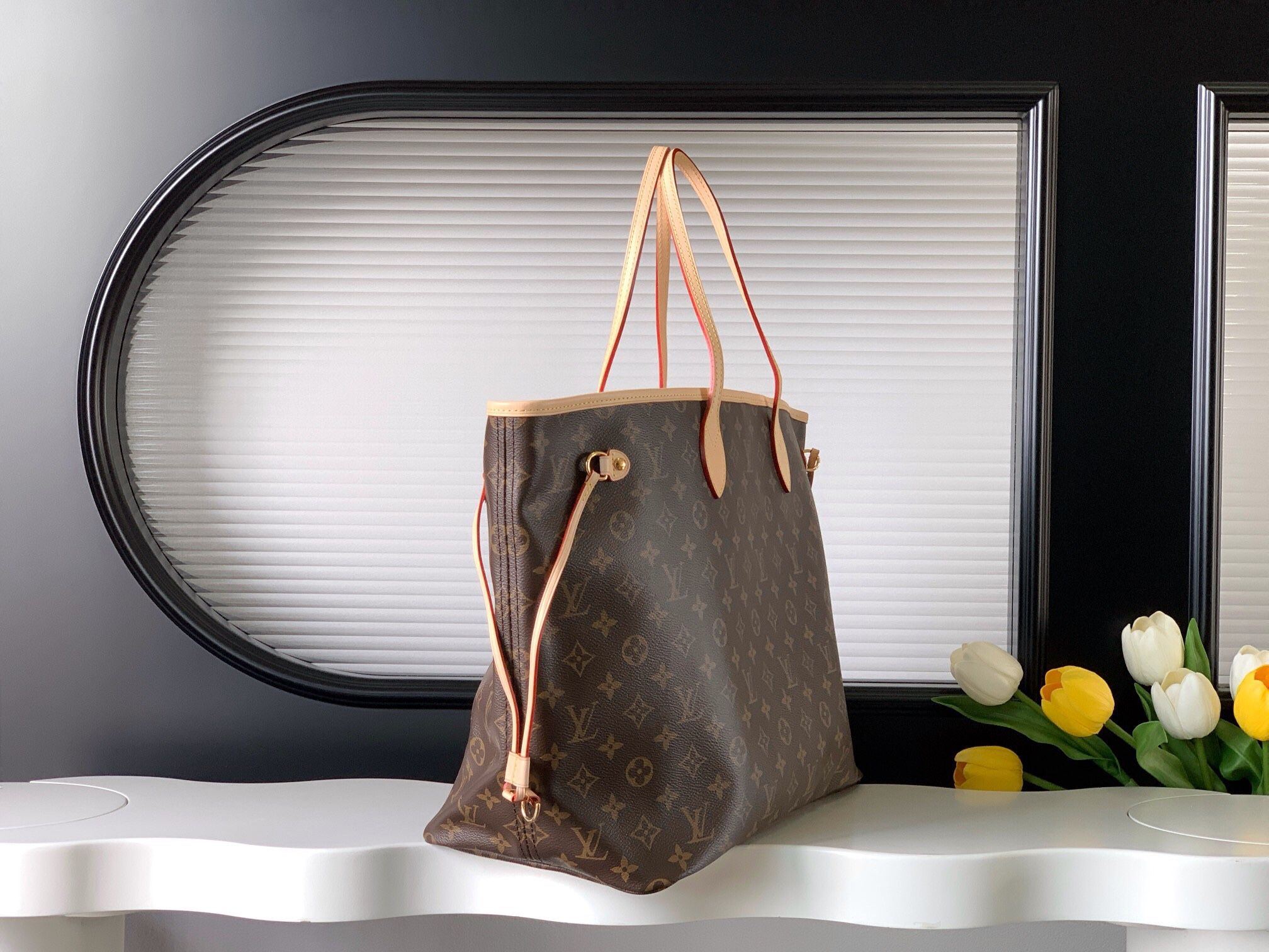 A classic women's shoulder bag
