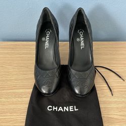 Authentic Lambskin Chanel Heels