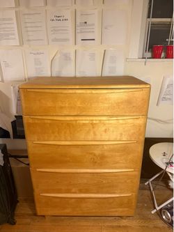 Vintage Authentic Heywood Wakefield dresser