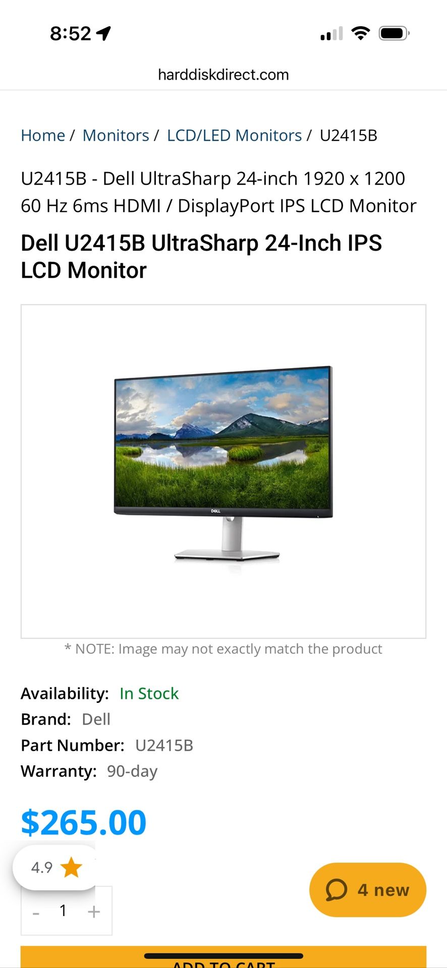 Dell 24” Monitor