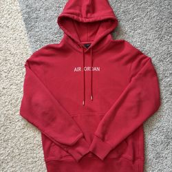 Nike Air Jordan Red Fleece Hoodie