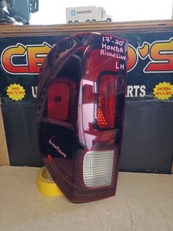 17 20 Honda Ridgeline LH Tail light OEM.
