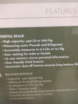 Escali BFBW200 Advanced Bioelectrical Impedance Analysis (BIA) Technology  Calculates Body Fat/Water Percentages, Bathroom Scale, LCD Digital Display