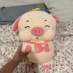 Pink Princess Pig Fairy Plushie