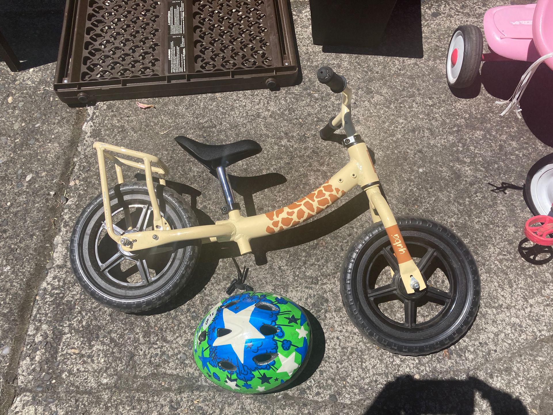 Cool Balance Bike - Giraffe Patern