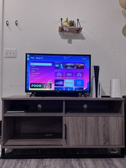 32 Inch TV + Soundbar + TV Stand!