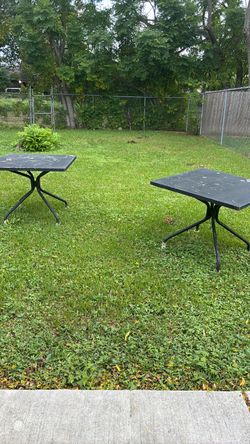 Backyard tables