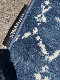 New Jonathan Y Moroccan Hype 5x5 Square Blue Rug
