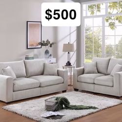 White Sofa Set