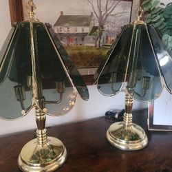 Mid Century Modern Lamp Set For Sale 