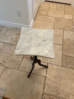 Marble top side table!