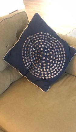 2 target navy blue pillows