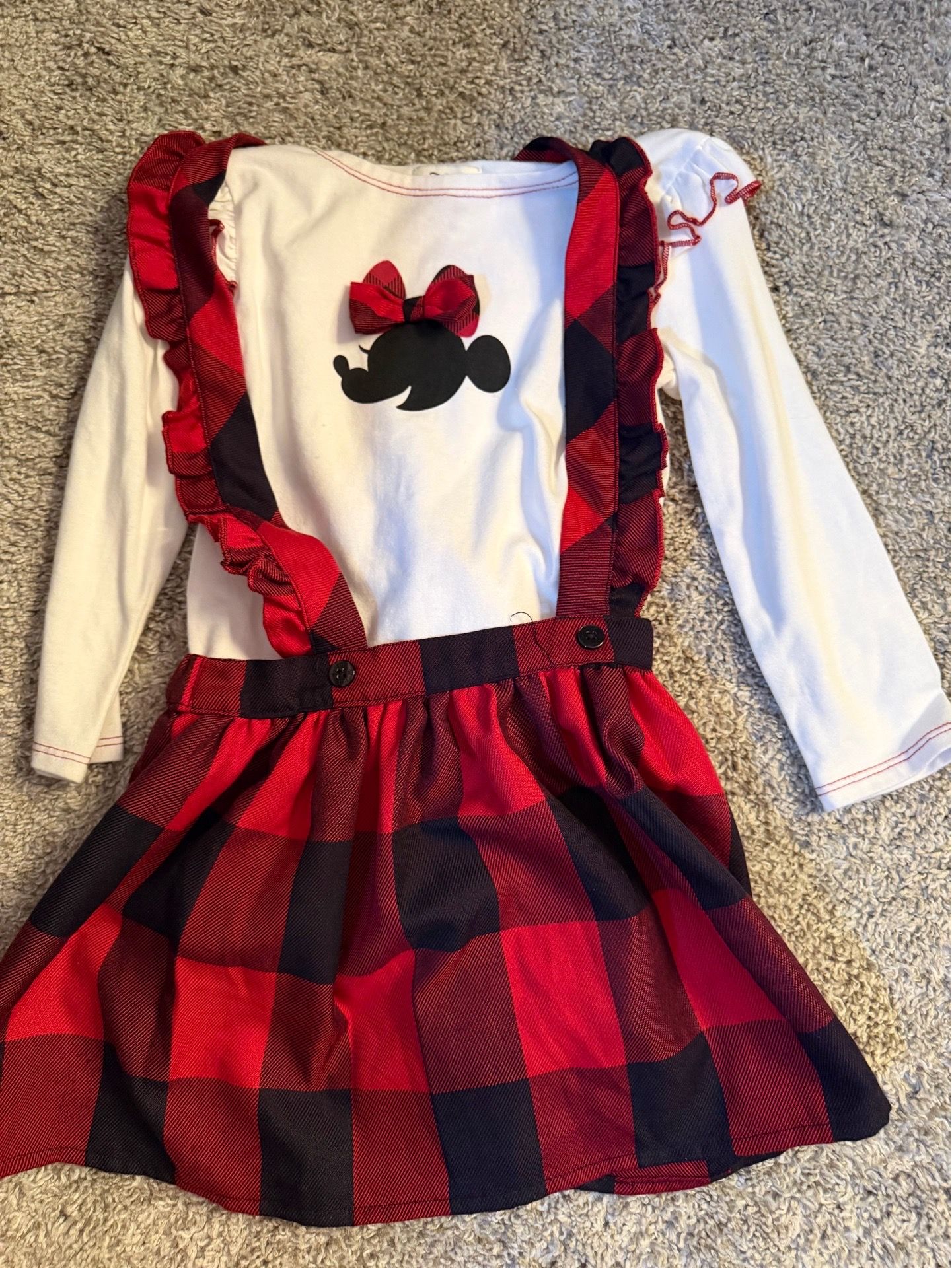 Toddler girl minni mouse outfit