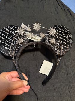 Disney Minnie Mouse Ears Headband with Rhinestones