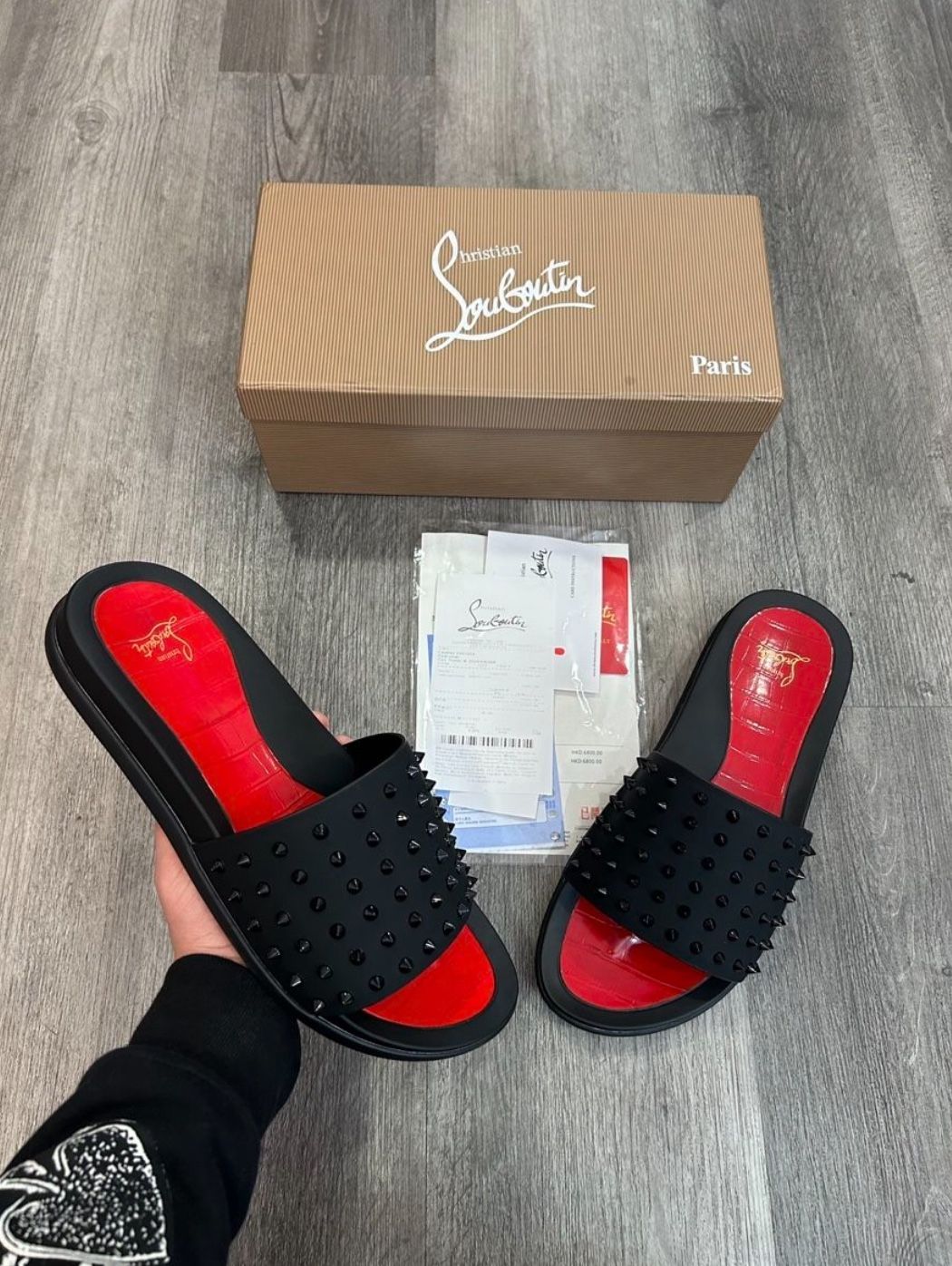 Sandal Red Bottoms Christian Louboutin New Daddy Pool Spike
