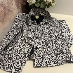 Sigurd Olsen Black/White women’s Blazer—size 6