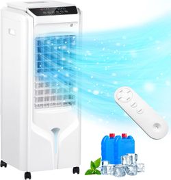 Evaporative Air Cooler - 4 Modes - 3 Speed - 4.2 Gal Water Tank JDAC75R
