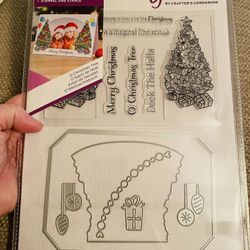 Christmas Card/Frame Stamp & Die Set