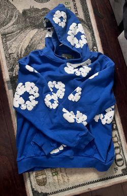 Blue Denim Tear Hoodie