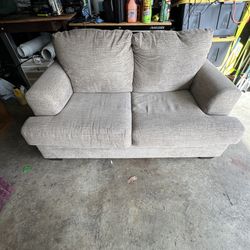 Couch, love seat, ottoman