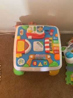 Infant learning table