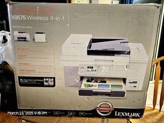Lexmark X9575 Professional Printer