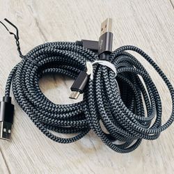 2 Extra Long  Micro-USB to USB-A cable