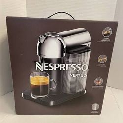 Nespresso by Breville Vertuo Chrome Coffee Espresso Machine Maker