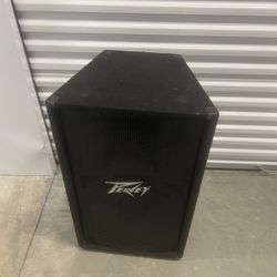 Peavey PV® 115 2-Way Speaker used in good condition however it’s missing the back crossover panel. The crossover was bypassed and I can still test the