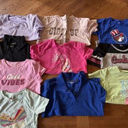 Girl, Shirts, And Pajamas