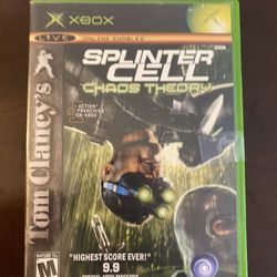 Splinter cell chaos theory Tom Clancys Xbox 360