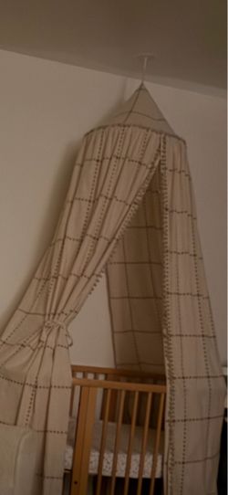 Kids Hanging Canopy – Neutral Cream / Boho