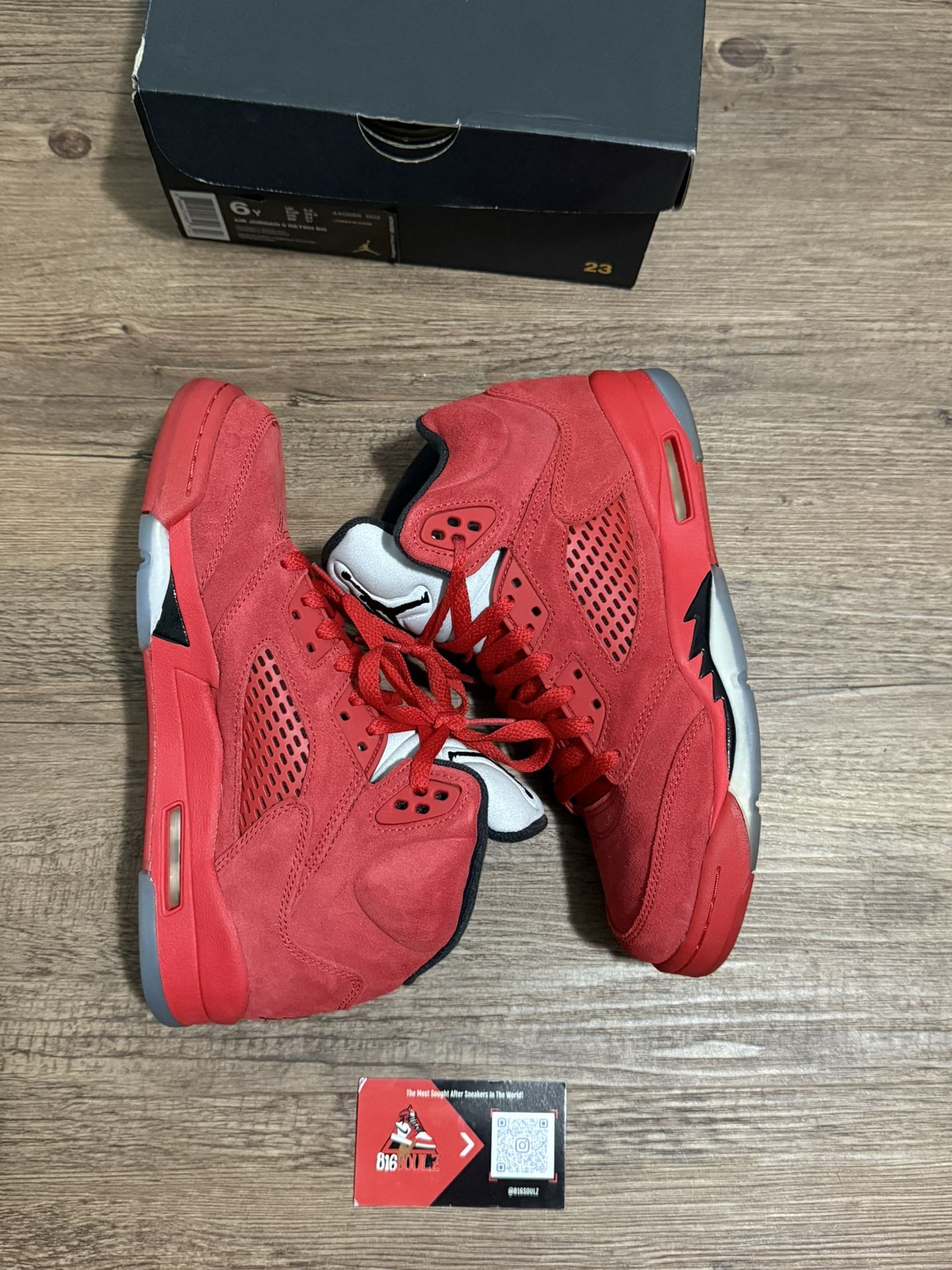 Air Jordan 5 Red Suede 