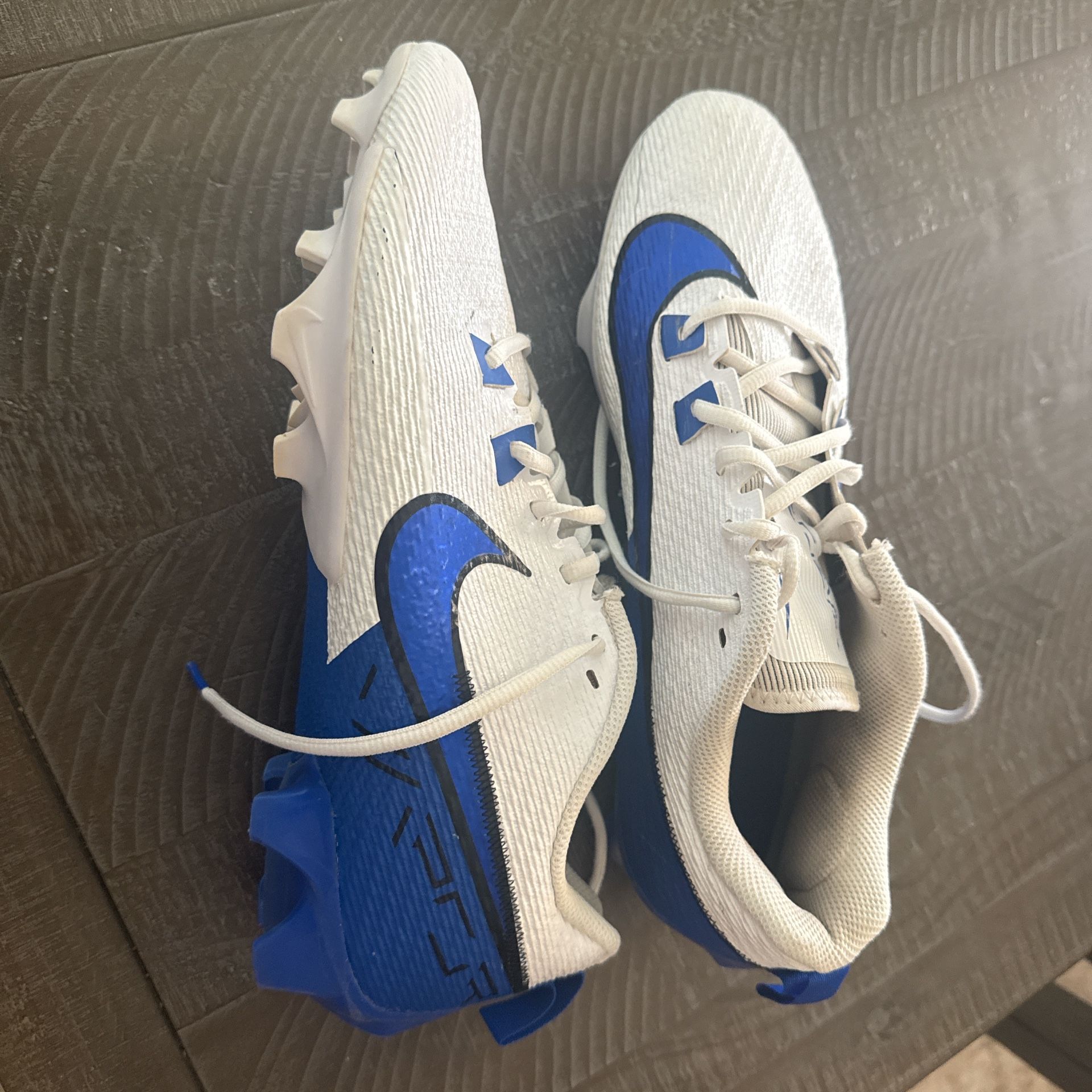 Nike Vapor Edge Speed 360 football cleat black hyper royal football cleats