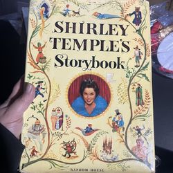 Vintage Shirley Temple Book (has Writing On Front Page As Shown)