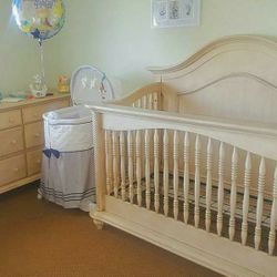 Crib and Dresser