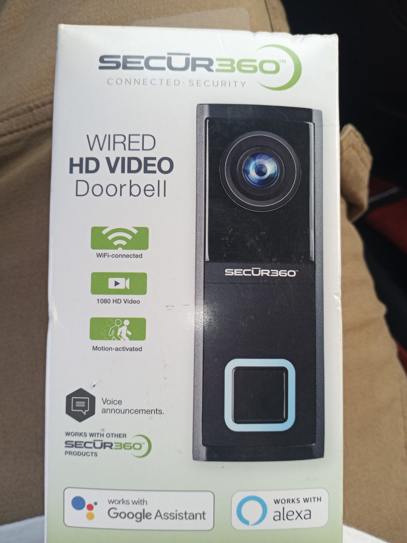 Secur360 1080 HD doorbell camera
