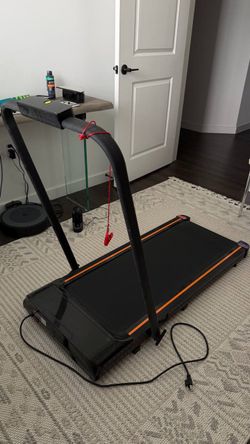Compact Folding Treadmill with Handlebar