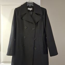 Anne Klein Black Peacoat