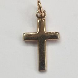 Small Gold Plated Cross