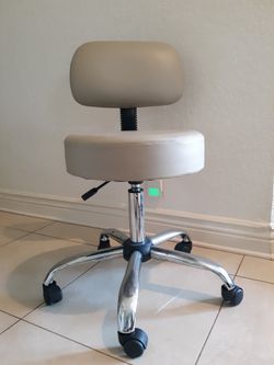 Boss Caressoft Medical Doctors Stool Beige Adjustable Chair