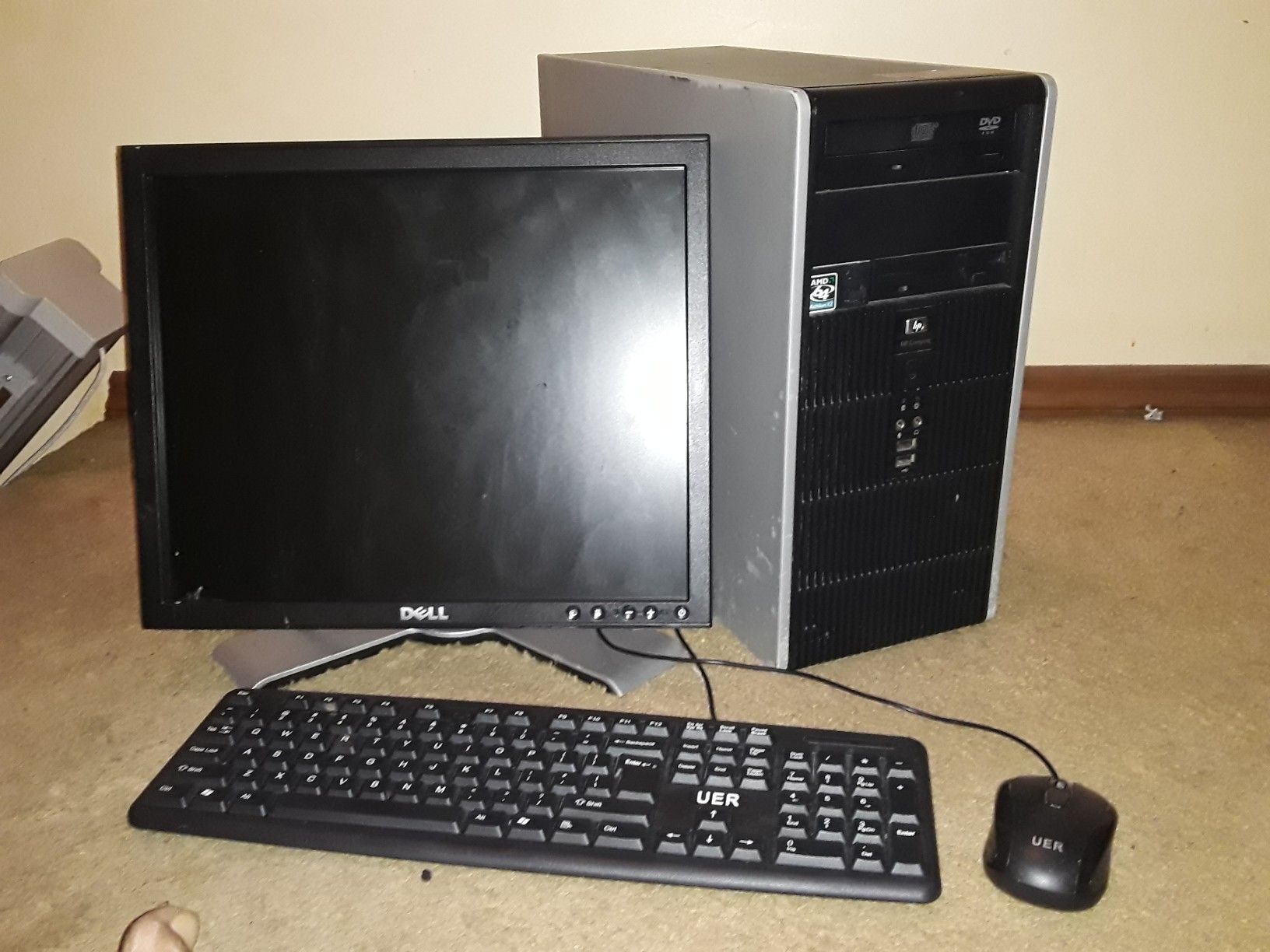 Home Computer, Monitor, Keyboard & Mouse